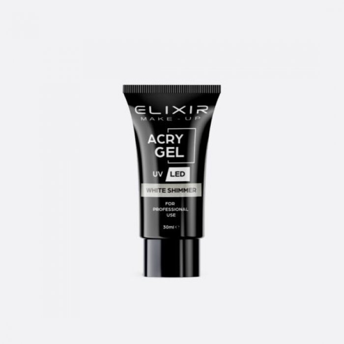 Elixir Make Up Acry Gel 717 White Shimmer 30gr