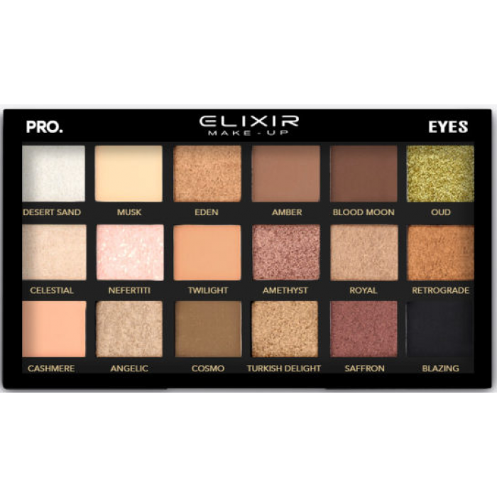 Elixir Make Up Παλέτα με σκιές ματιών Pro Eyes 777C