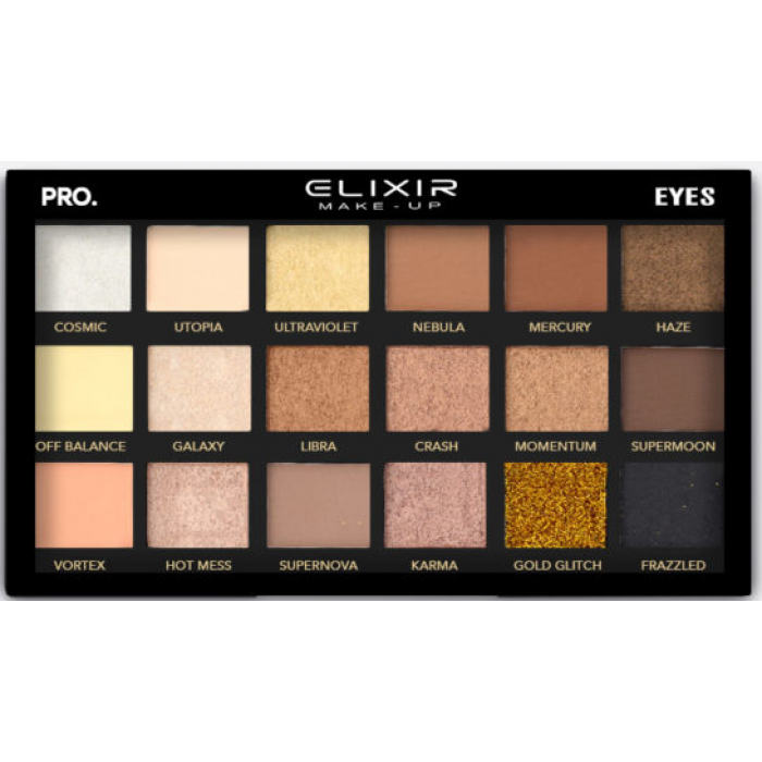 Elixir Make Up Παλέτα με σκιές ματιών Pro Eyes 777D