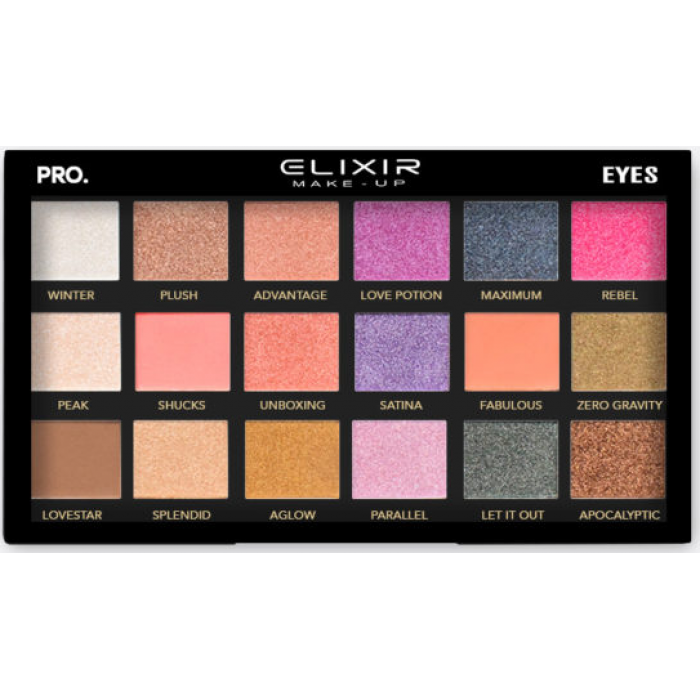 Elixir Make Up Παλέτα με σκιές ματιών Pro Eyes 777G