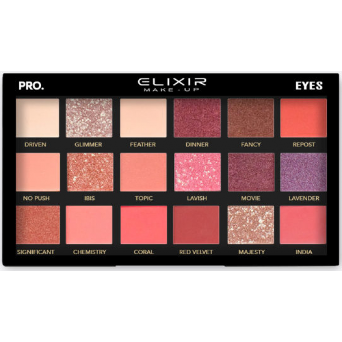 Elixir Make Up Παλέτα με σκιές ματιών Pro Eyes 777I