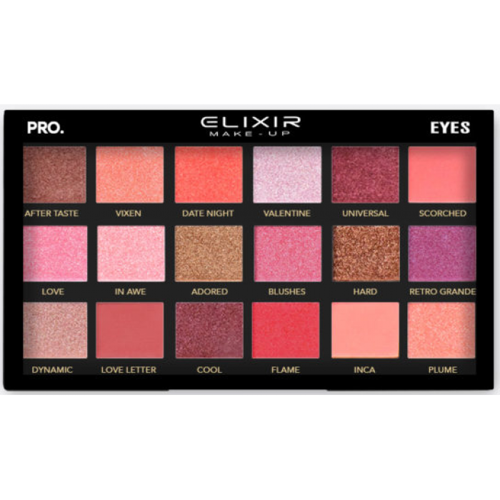 Elixir Make Up Παλέτα με σκιές ματιών Pro Eyes 777J