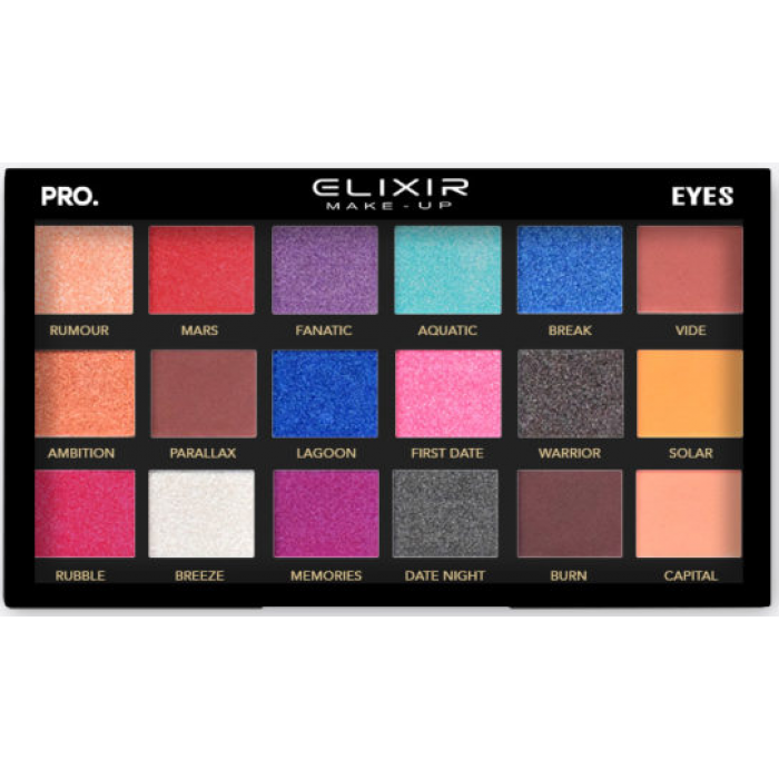 Elixir Make Up Παλέτα με σκιές ματιών Pro Eyes 777Κ