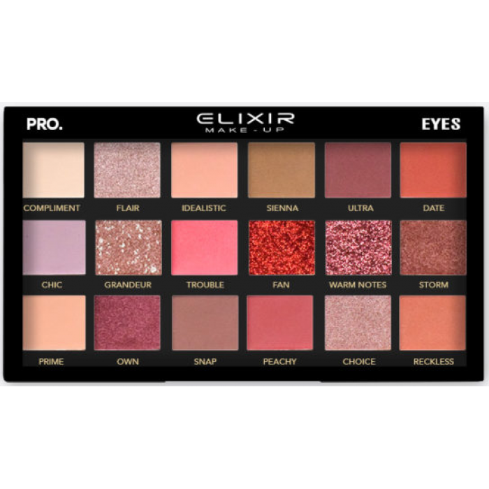 Elixir Make Up Παλέτα με σκιές ματιών Pro Eyes 777L