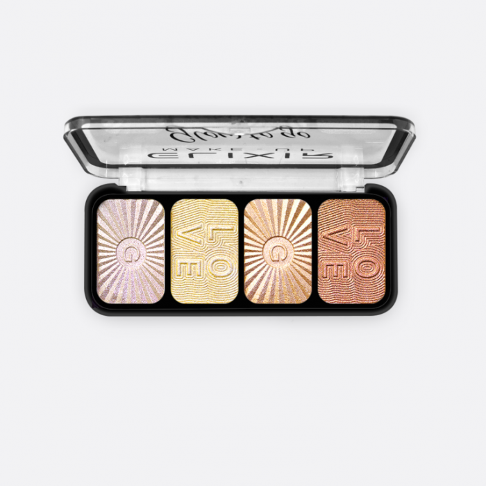 Elixir Make Up Pro Highlighter Palette Glow To Go 775