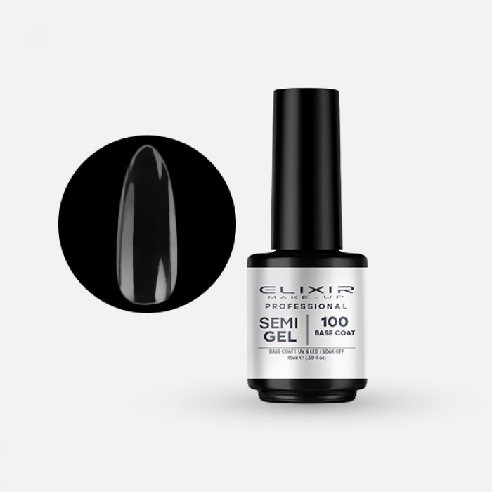 Elixir Make Up Semigel  100 Base Coat 15ml