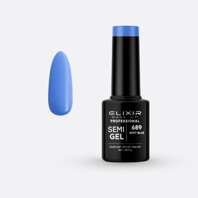 Elixir Make Up Semigel 689 Soft Blue 5ml