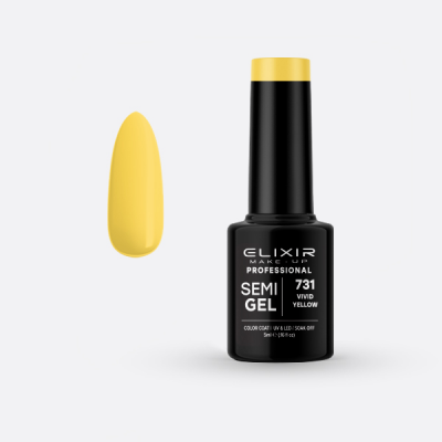 Elixir Make Up Semigel 731 Vivid Yellow 5ml