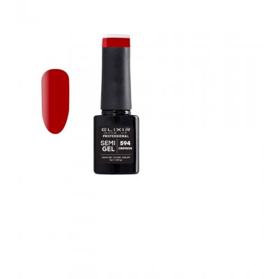 Elixir Make Up Semigel Color Coat Soak Off 594 Crimson 5ml