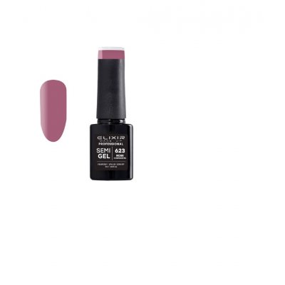 Elixir Make Up Semigel Color Coat Soak Off 623 Rose Confidentiel 5ml