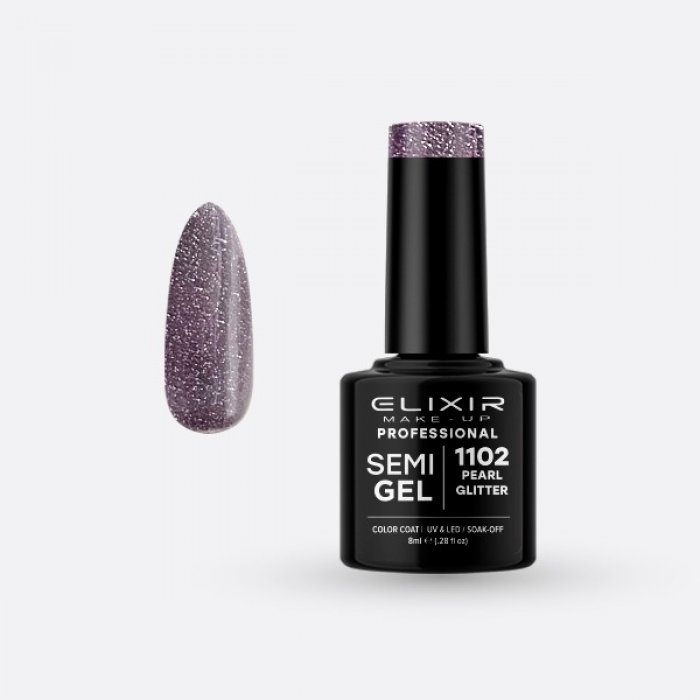 Elixir Make Up Semigel Flash 1102 Pearl Glitter 8ml