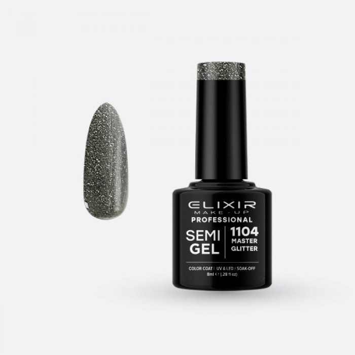 Elixir Make Up Semigel Flash 1104 Master Glitter 8ml