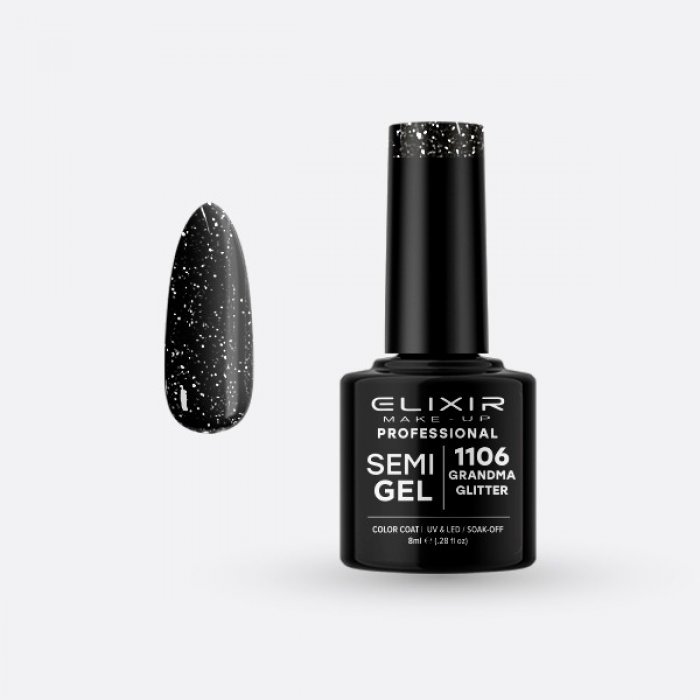 Elixir Make Up Semigel Flash 1106 Grandma Glitter 8ml