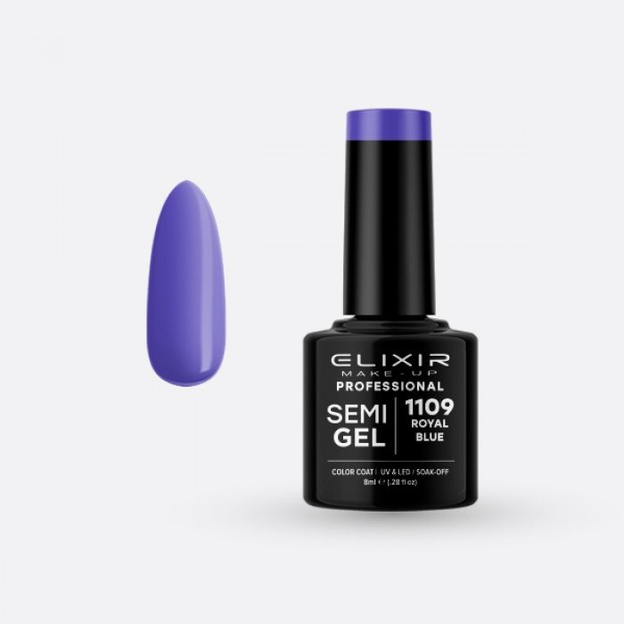 Elixir Make Up Semigel Flash 1109 Royal Blue 8ml