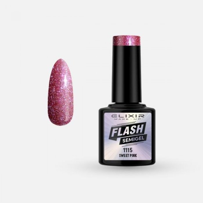 Elixir Make Up Semigel Flash 1115 Sweet Pink 8ml