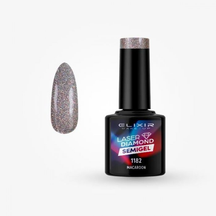 Elixir Make Up Semigel Laser Diamond 1182 Macaroon 8ml