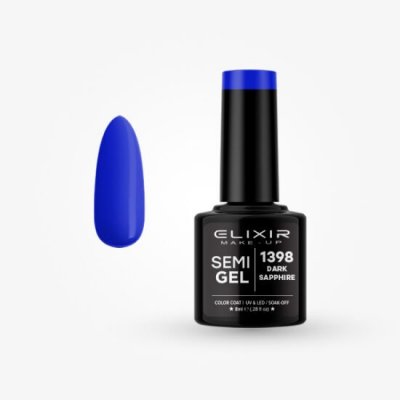 Elixir Make Up Semigel 1398 Dark Sapphire 8ml