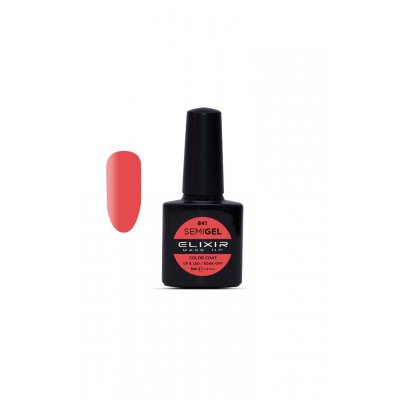 Elixir Make Up Semigel Color Coat Soak Off 841 Strawberry 8ml