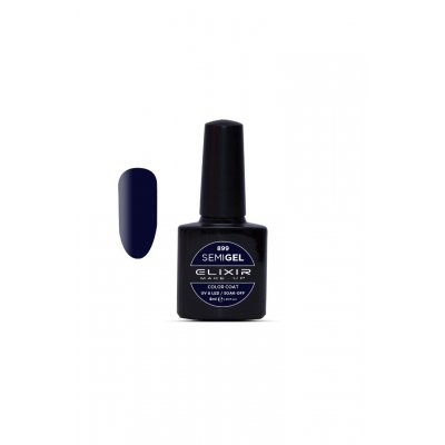 Elixir Make Up Semigel Color Coat Soak Off 899 Catalina Blue 8ml