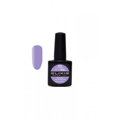 Elixir Make Up Semigel Color Coat Soak Off 933 Lavender 8ml