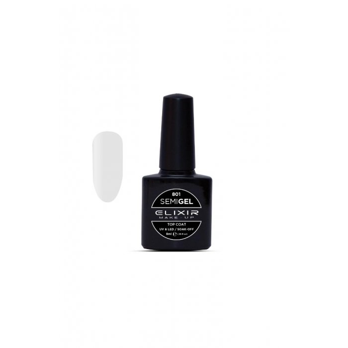 Elixir Make Up Semigel Top Coat 801 Soak Off 8ml