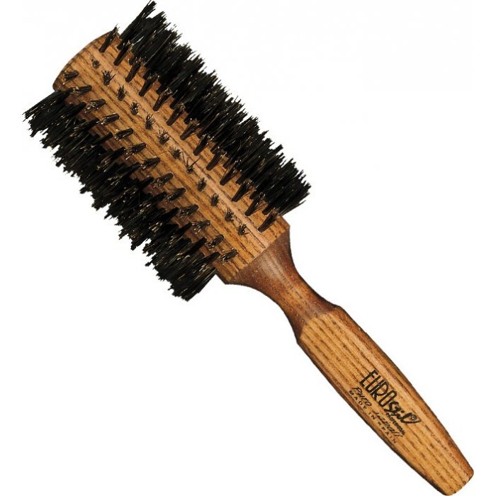 Eurostil Round Wooden Boar Brush 00350 33mm