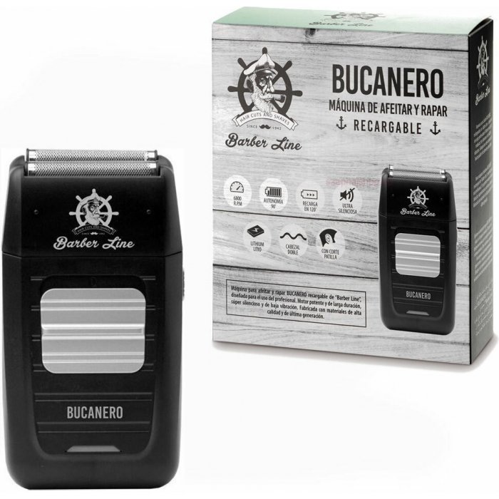 Eurostil Shaver Bucanero Ξυριστική Μηχανή Προσώπου Επαναφορτιζόμενη 06412/50