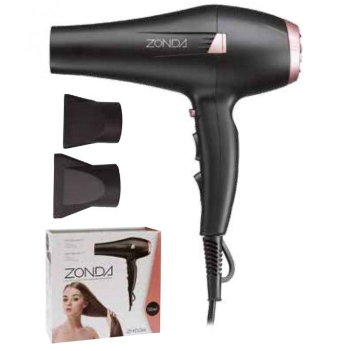 Eurostil Zonda Professional Tecnologia 3 Black/Pink 2400W