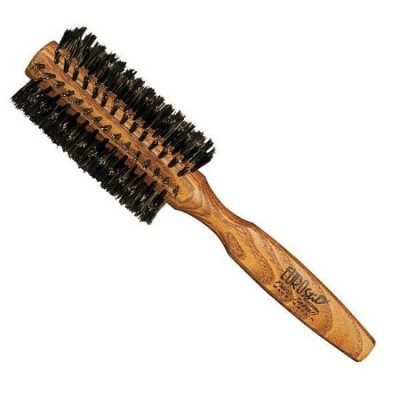 Eurostil Round Wooden Boar Brush 00349 22mm