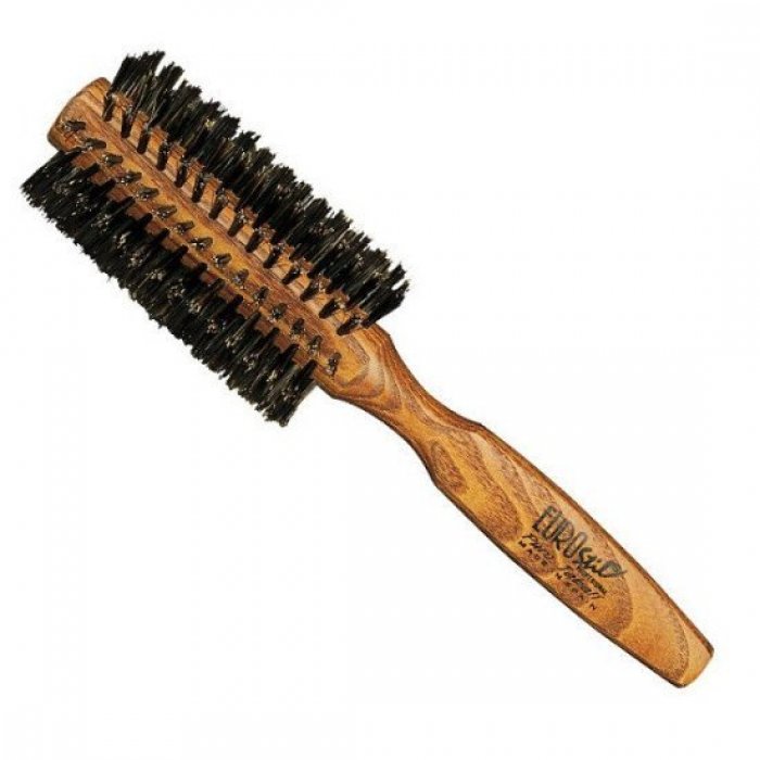 Eurostil Round Wooden Boar Brush 00349 22mm