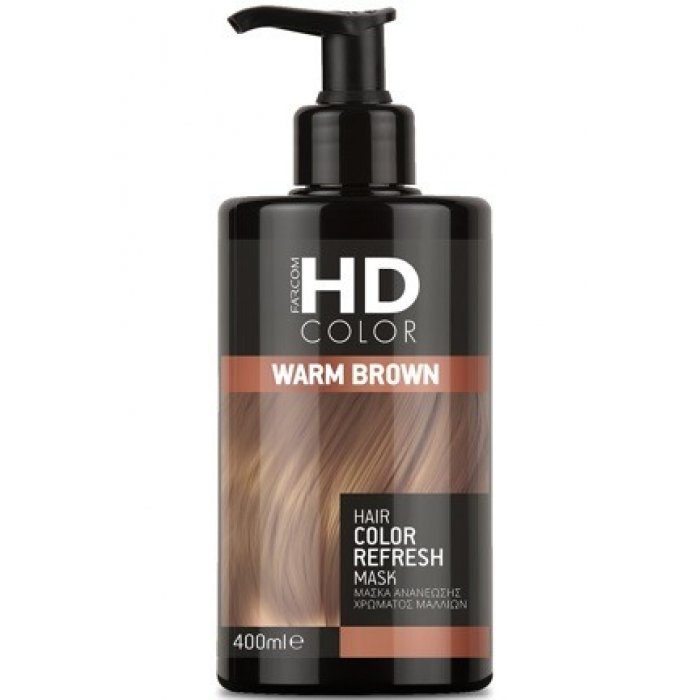 Farcom HD Hair Color Refresh Mask Warm Brown 400ml