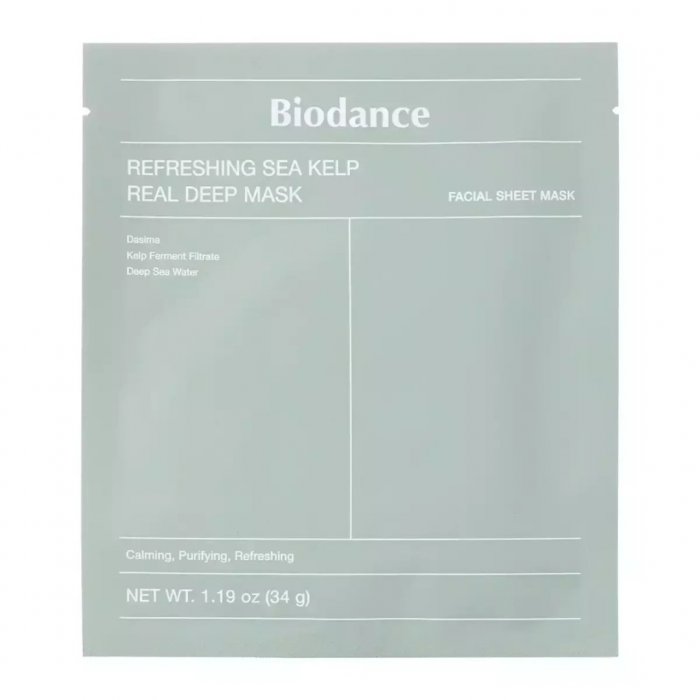 Biodance Refreshing Sea Kelp Real Deep Face Mask 34g