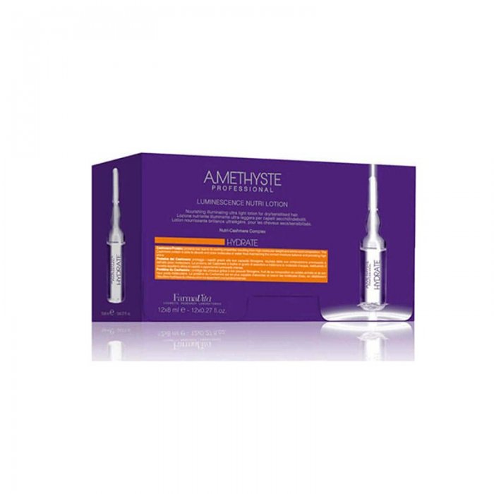 Αμπούλες Μαλλιών Αναδόμησης Farmavita Amethyste Hydrate Lotion 12x8ml