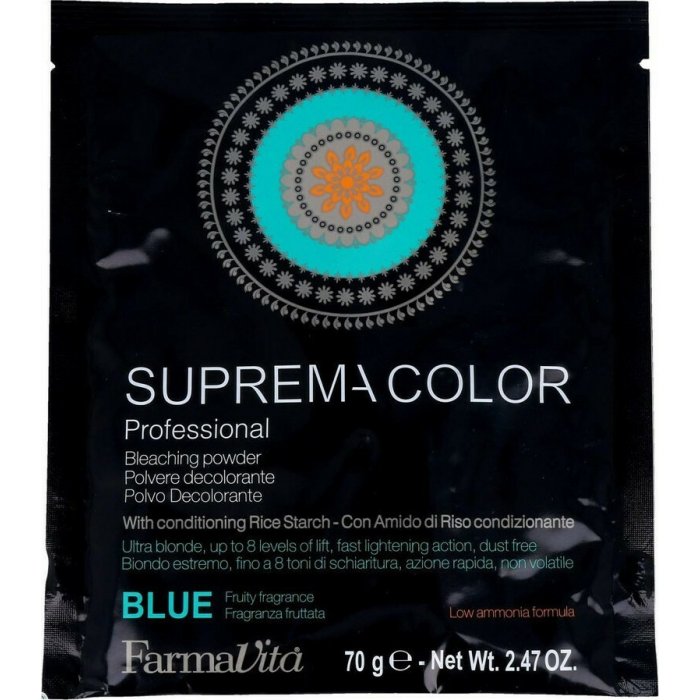 Farmavita Suprema Color Blue Σκόνη Ξανοίγματος 70gr