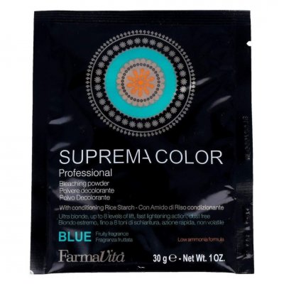 Farmavita Suprema Color Blue Σκόνη Ξανοίγματος 30gr