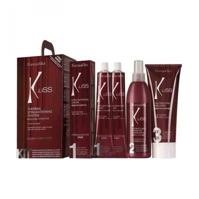 Straightening Hair Treatment K Liss Farmavita (4x50ml) 200ml