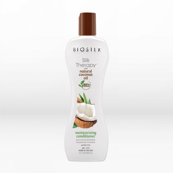 Biosilk Silk Therapy With Coconut Oil Moisturizing Conditioner 355ml