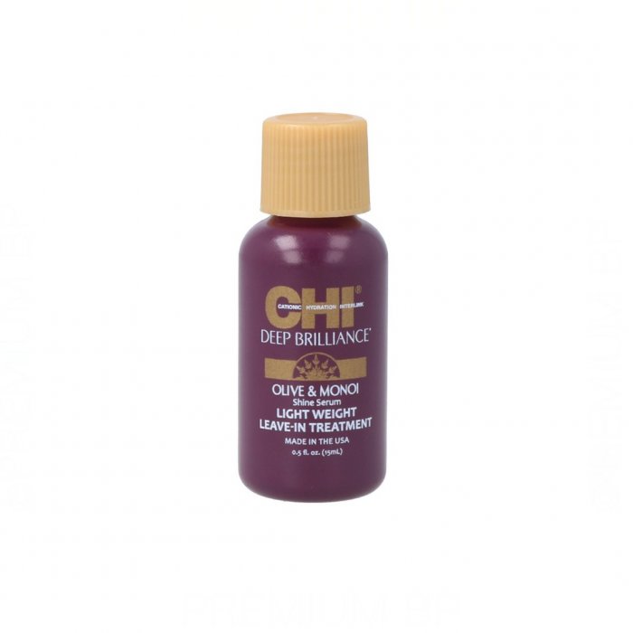 Chi Deep Brilliance Olive & Monoi Shine Strengthening Serum for Dry Hair 15ml