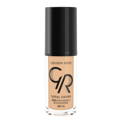 Golden Rose Total Cover 2 in 1 Foundation & Concealer 03 Almond