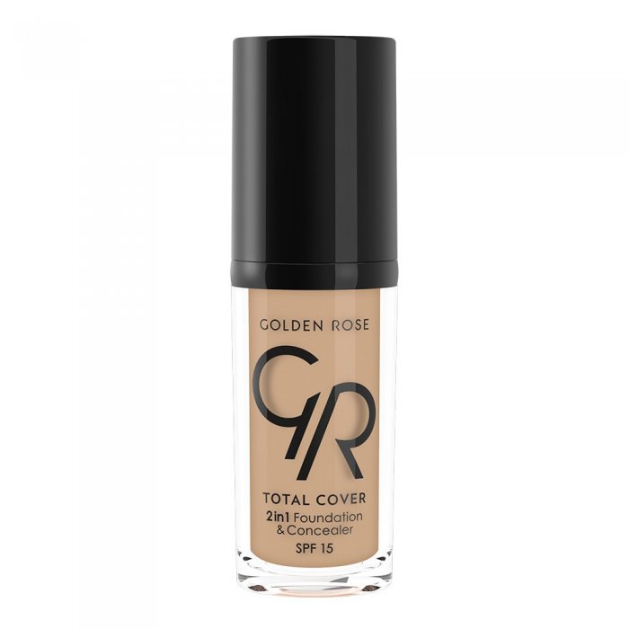 Golden Rose Total Cover 2 in 1 Foundation & Concealer 06 Taupe