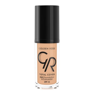 Golden Rose Total Cover 2 in 1 Foundation & Concealer 12 Light Beige