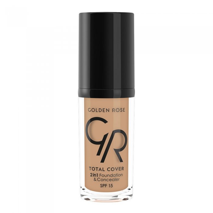 Golden Rose Total Cover 2 in 1 Foundation & Concealer 18 Cappuccino