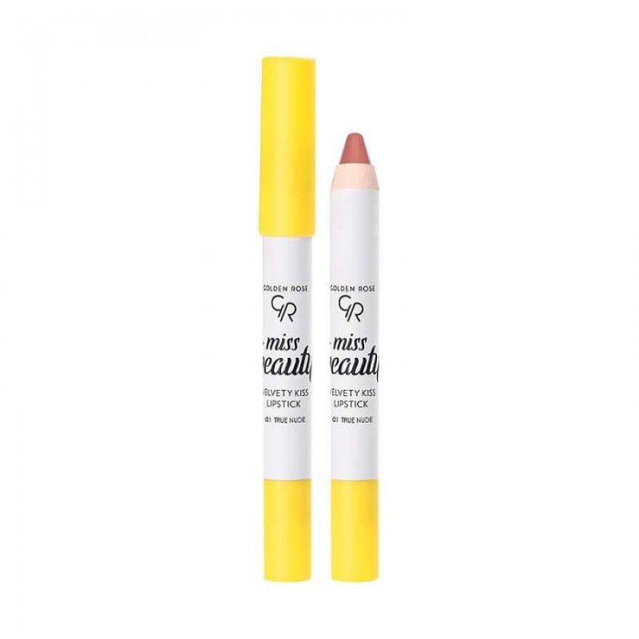 Golden Rose Miss Beauty Velvety Kiss Lipstick 01 True Nude 3,5g