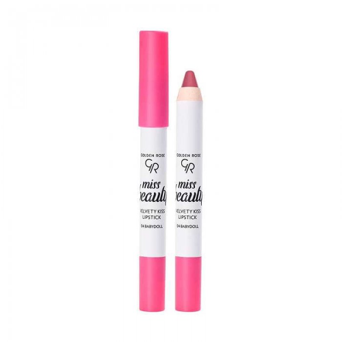 Golden Rose Miss Beauty Velvety Kiss Lipstick 04 Baby Doll 3,5g