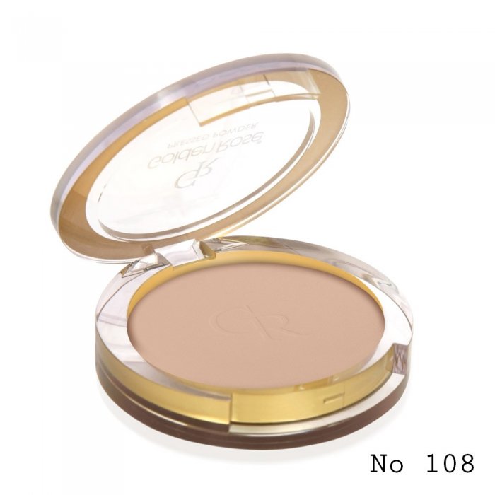 Golden Rose Pressed Powder 108 Dark Beige Spf 15 12.7g