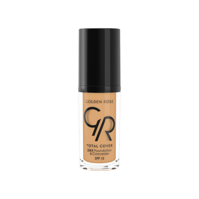 Golden Rose Total Cover 2 in 1 Foundation & Concealer 14 Honey