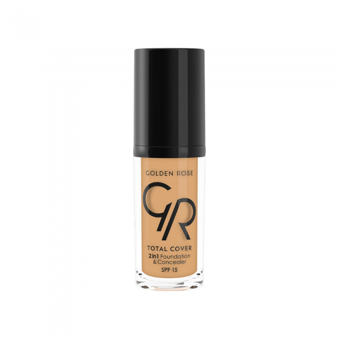 Golden Rose Total Cover 2 in 1 Foundation & Concealer 14 Honey