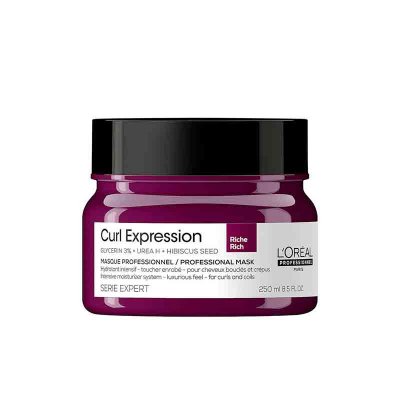 Hair μάσκα μαλλιών for Curly Hair L'Oreal Professionnel Serie Expert Curl Expression Intensive Moisturizer Rich μάσκα μαλλιών 250ml