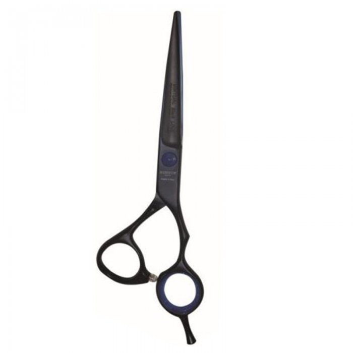 Hairdressing scissors Henbor Italy 5.5'' Virtual Line (837/5-1/2) Black/Blue