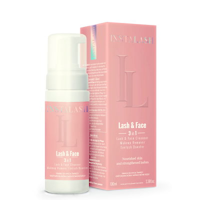 Instalash Lash & Face Cleansing Foam with Eyelash Conditioner 100ml